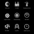 thumbnail image 2 of COOLMOON DM1 5V 3PIN ARGB 12V 4PIN PWM Luminous PC Case Fan (Reverso negro), 2 of 8
