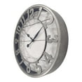 thumbnail image 2 of Hometrends 11.5in White Wood Plank Clock, 2 of 2