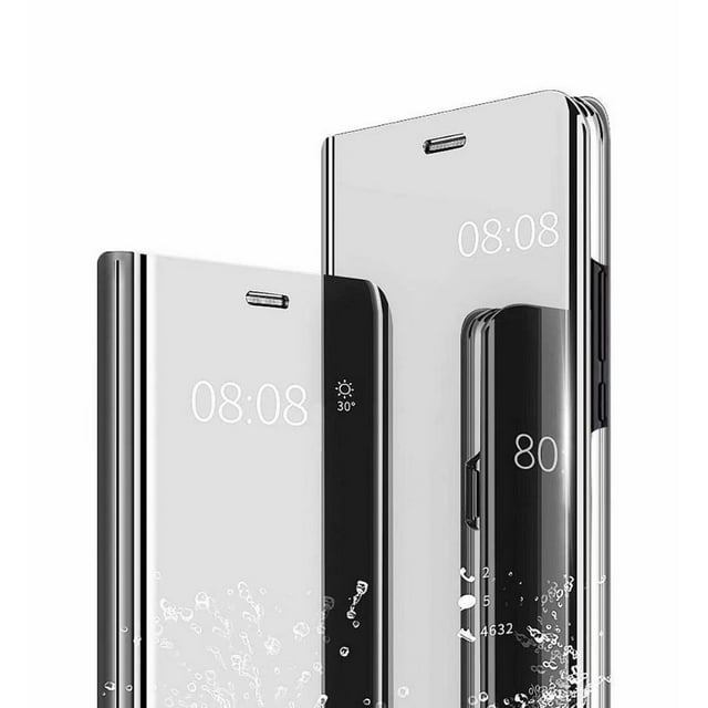 Étui pour Samsung Galaxy S10 Slim Support Amovible Protection Miroir flip Galaxy S10
