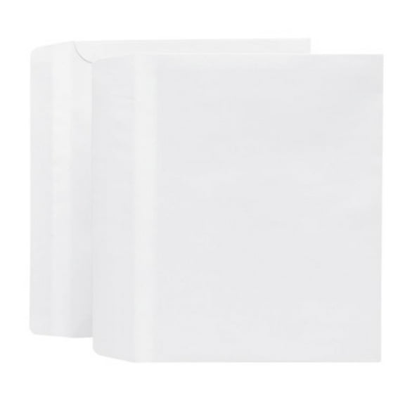 Quality Park Open Side Booklet Envelopes - Booklet - 1by2 - 12"W x 9" L- 28 lb - Gummed - Paper - White