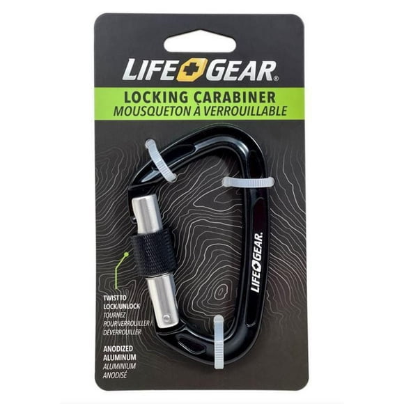 Mousqueton à verrouillable Lifegear