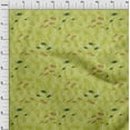 thumbnail image 4 of oneOone Silk Tabby Lime Green Fabric Sea Sewing Material Print Fabric By The Yard 42 Inch Wide, 4 of 4
