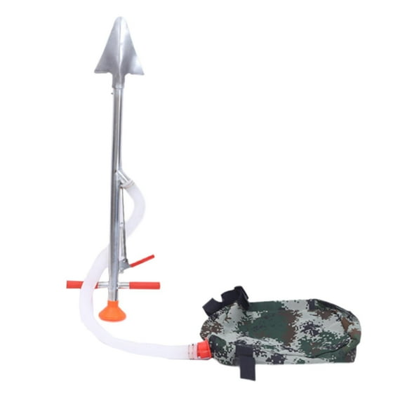 Almencla Fertilizer Spraying Iron Handheld Broadcast Spreader for Vegetables Farm Cane with backpack