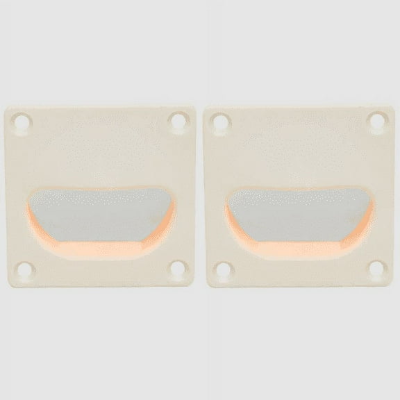 ITC Boat Floor Courtesy Light 81395-W | 2 1/4 Inch White 12V 4A (Pair)