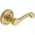 thumbnail image 2 of Baldwin 5445V030FD Full Dummy Preconfigured 5445V Lever with 5048 Rose - Bright Brass, 2 of 2