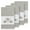Grey, variant on Authentic Hotel and Spa Turkish Cotton Shells Embroidered Light Grey 4-piece Hand Towel Set