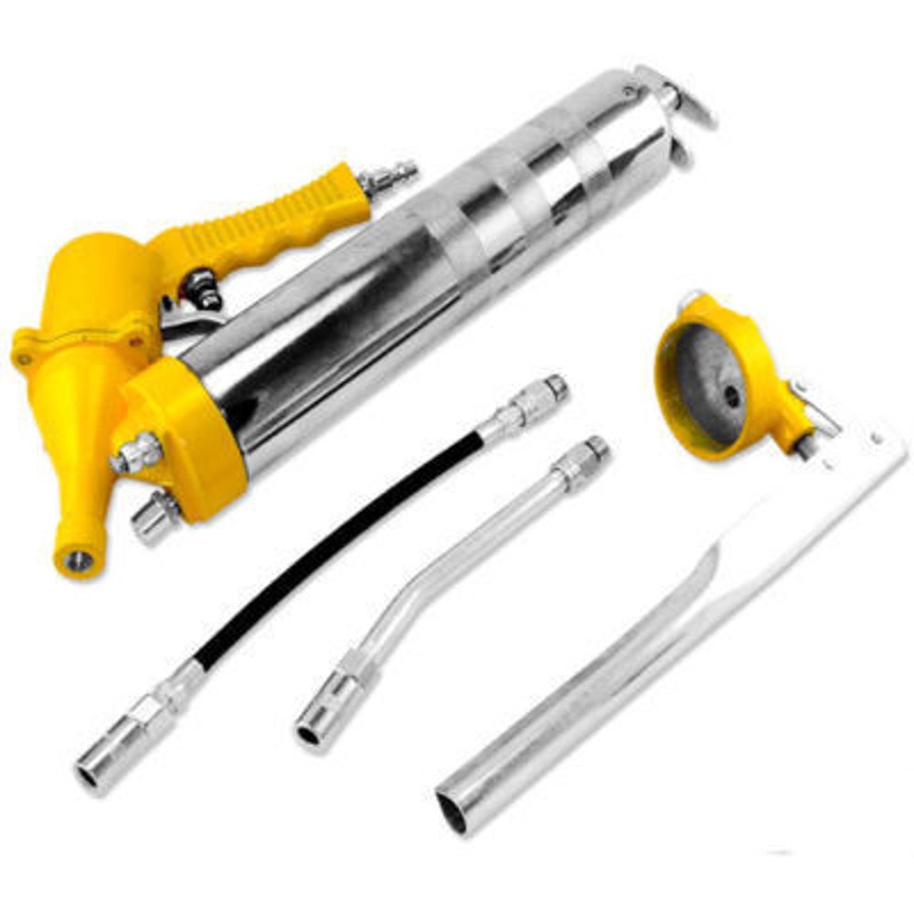 Pneumatic Air and Hand Powered Power Grease Lube Gun Greasing Greaser