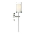 thumbnail image 3 of Trade Winds Flambeau 1 Light Wall Sconce in Chrome, 3 of 4
