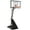 Black, variant on Basketball Hoop 44 Inch Backboard Portable Basketball Hoop Outdoor,5.3-10ft Stepless Regulation Crank Adjust Basketball Goal System