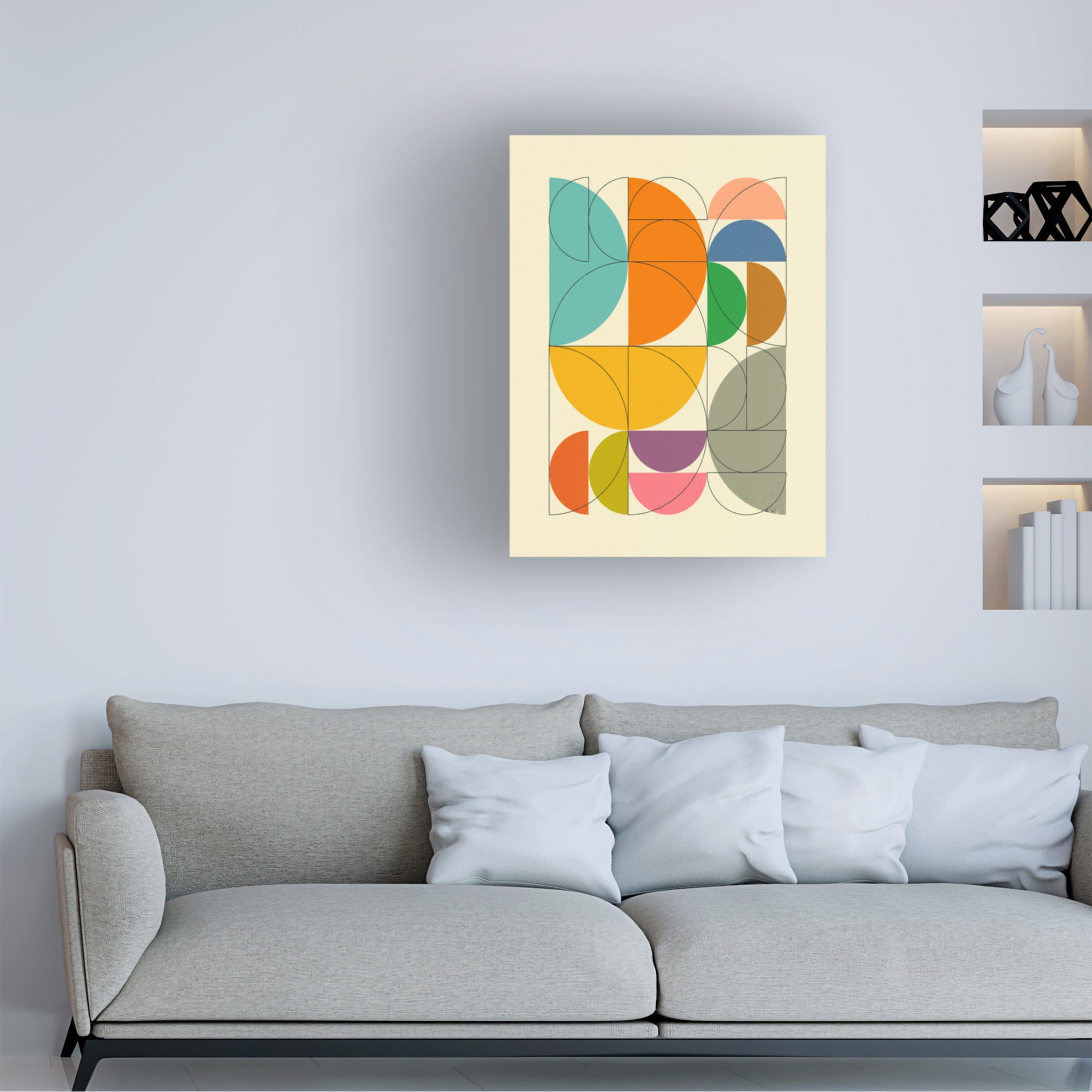 Trademark Fine Art Jazzberry Blue  Imaginary 1 Canvas Wall Art