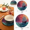 thumbnail image 3 of Coolnut Ship in Ocean Trivets Pot Holders Set of 2 Potholders for Kitchens Pure Cotton Thread Weave Trivets,Hot Pads for Kitchens,Coasters,Placemats,Spoon Rest for Cooking Home Decor, 3 of 7