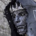thumbnail image 5 of Máscara HUOGUO Halloween Horror Abyss, veneciana, aterradora, sangrienta, 5 of 5