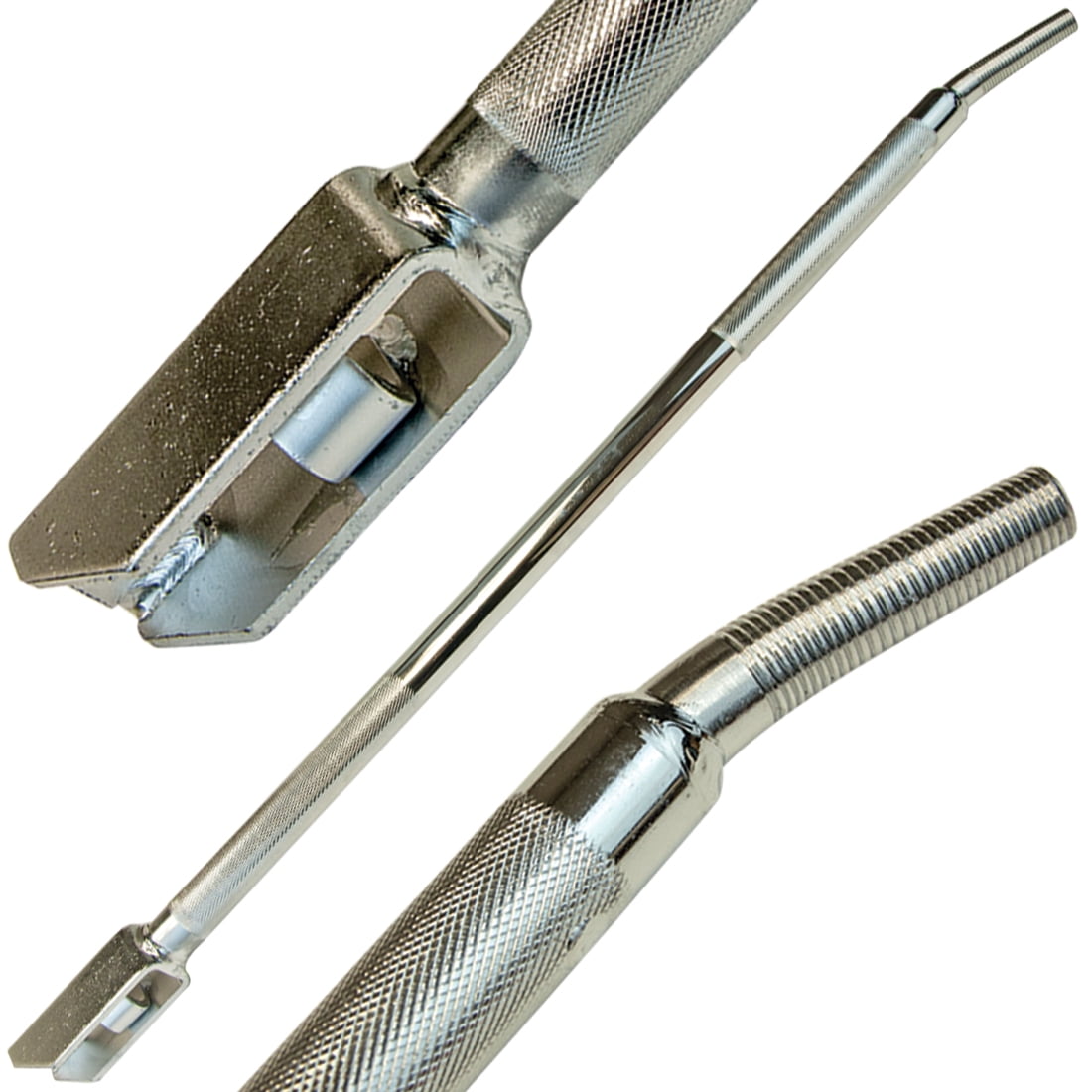 Vulcan Winch Bar Combo - Chrome Alloy Steel, Tapered Nose, Non-Slip Handle For Tie Downs 1 thumbnail image