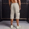 thumbnail image 1 of Product Classification Men'S Cargo Pants For Daily Casual Comfort With Multiple Pockets And Straight Leg Design For Outdoor Work And Summer, 1 of 4