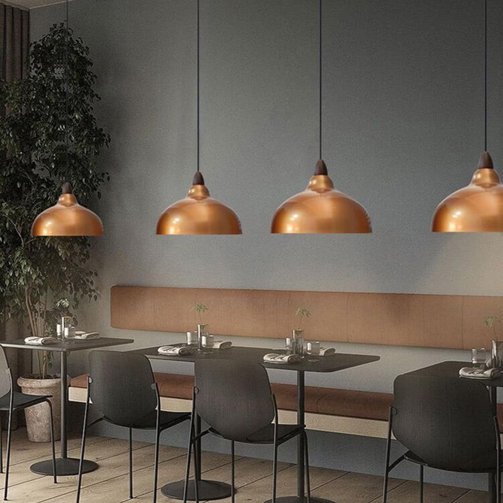 Retro Colorful Metal Pendant Light Fixture for Dining Room, Vintage Rustic Pendant Lighting for Kitchen Island, Industrial Style Pendant Lamp, Simple Farmhouse Pendant Light for Bedroom