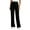 Black, variant on Swuxness Women Yoga Full Length Pants Solid Color Stretchy Waist Pockets Casual Soft Breathable