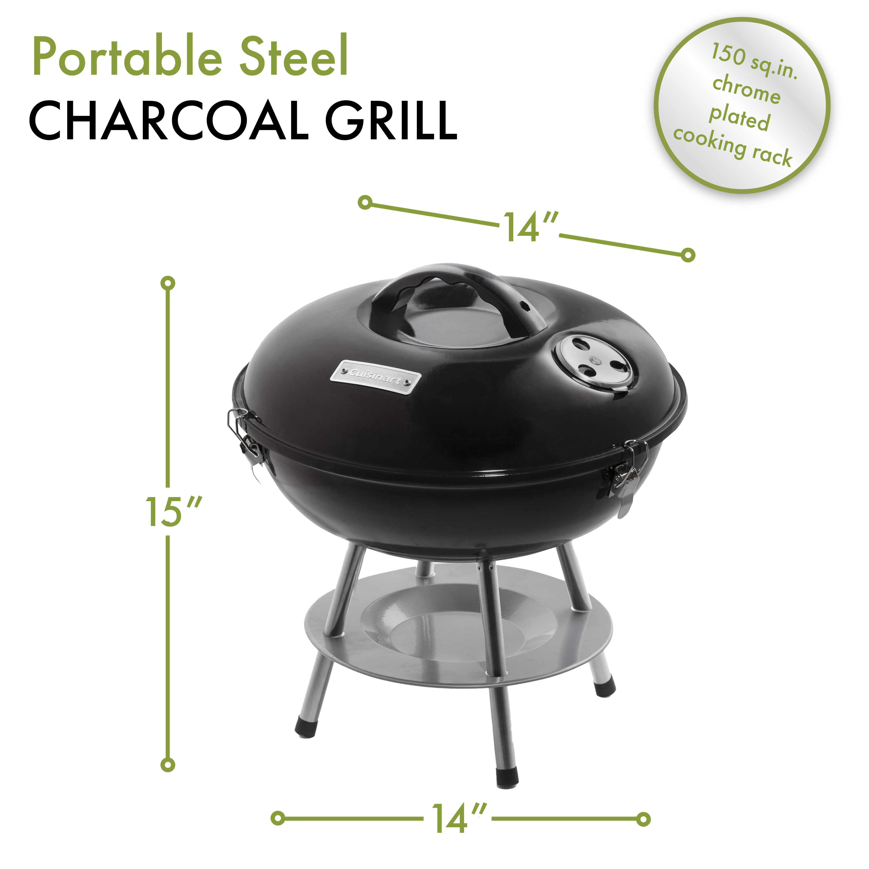 Cuisinart Portable Charcoal Grill - image 4 of 7