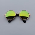thumbnail image 1 of JIANGLANG Lunettes de Soleil Rondes Vintage pour Chat Lunettes de Réflexion pour Petit Chien Chat Photos Accessoires pour Animaux de Compagnie, 1 of 1