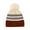 Brown, variant on Fewfanhot Winter Knit Beanie Hat Head Cover Cap–Warm Cuffed Stripe Ski Cap for Men & Women Outdoor Activities