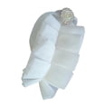 thumbnail image 2 of Turbante de malla jinwen para mujer azul, 2 of 4