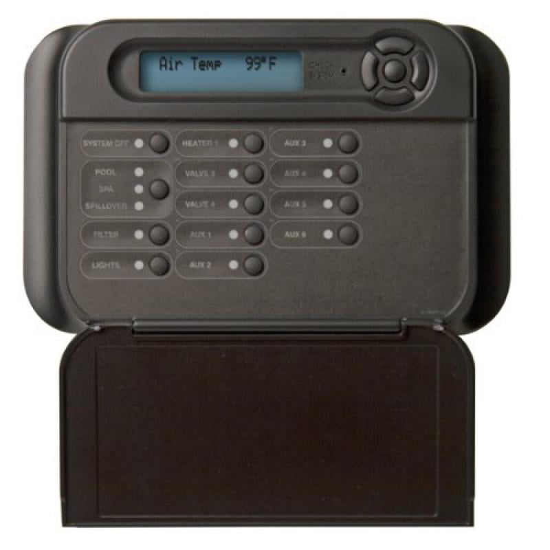 Hayward AQL2 WB RF PS 8 Black Goldline Wireless Wall Mount Remote hayward-aql2-wb-rf-ps-8-black-goldline-wireless-wall-mount-remote
