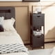 thumbnail image 4 of Costway Armario de Almacenamiento para Baño, Armario de Pie Estrecho con 2 Cajones y 2 Estantes, Organizador de Almacenamiento de 4 Niveles, Mueble Interior para Sala de Estar, Entrada, Marrón, 4 of 5