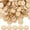 Khaki, variant on 200pcs Unfinished Wood Pieces Round Slices for DIY Craft Projects