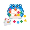 thumbnail image 1 of MERIGLARE Shape Matching Game Basic Skills Activity Toy for Ages 2~4 Kids Holiday Gift Blue, 1 of 9