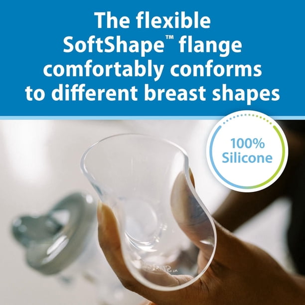 Dr. Brown's Manual Breast Pump with SoftShape Silicone Shields and