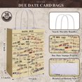 thumbnail image 2 of Bolsas de papel FOGWOWO Vintage Library Date Date Date Date, 36 unidades, 2 of 6