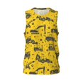thumbnail image 2 of Wukai Vintage Excavator Men’s Basketball JerseyLarge, 2 of 7