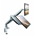 thumbnail image 2 of TechOrbits Universal Desk Mount for Dual Monitor - Fits Two 13-30" Monitors with Swivel & Clamp, 2 of 4