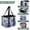 Hydrangea, variant on Collapsible Car Trunk Organizer with Handles 600D Oxford for Car Kitchen and Home Storage, Hydrangea 13× 10.2×10.8inch