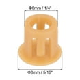 thumbnail image 2 of Uxcell 32Pcs Plastic Hole Plugs, Flush Type Panel Hole Plugs Insert End Caps for Locking Hole Furniture Cabinet 6mm Orange, 2 of 6