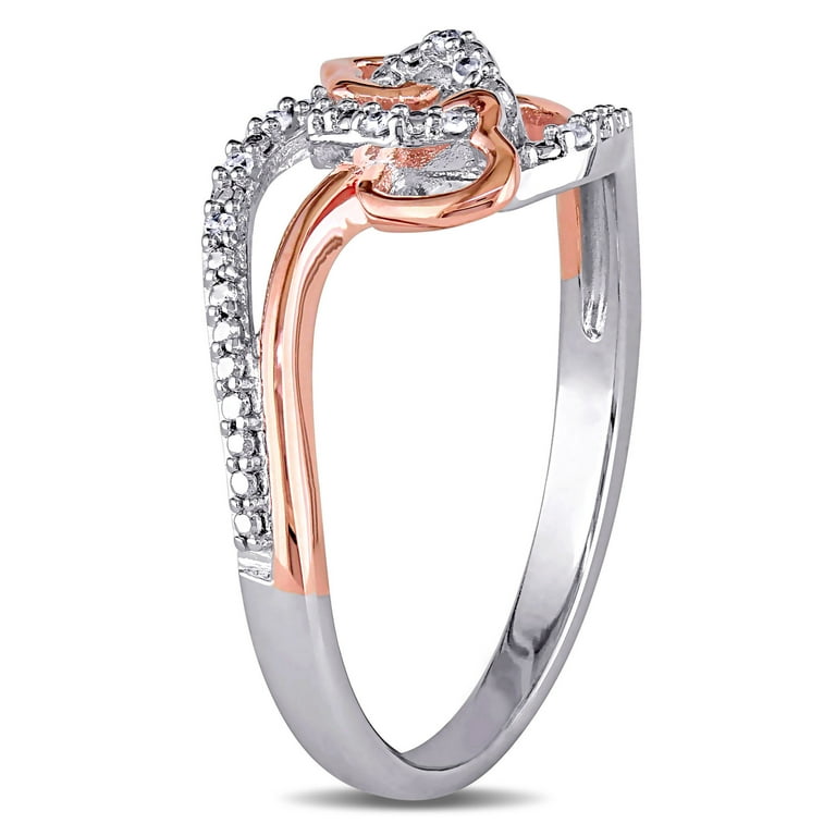 Twisted heart sale ring