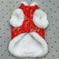 thumbnail image 4 of Dog New Year Outfit Pet Cheongsam Tang Costume Winter Warm Coat for Puppy Small Medium Dog (L), 4 of 5