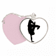 thumbnail image 1 of Jumping Dancer Sports rompiendo Bolsa de viaje Mirror maquillaje corazón rosa, 1 of 4