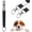 Black, variant on 2026 New Dog Whistle, Dog Whistle to Stop Barking Neighbors Dog | Adjustable Silent Dog Whistle Long Range Recall with Lanyard for Training Recall, Professional Obedience