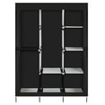 thumbnail image 5 of UBesGoo 71" Portable Closet Wardrobe Clothes Rack Storage Organizer with Shelves, Black, 5 of 6