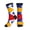 3 Black, variant on Men's Flag Of Artsakh Novelty Athletic Socks Women's Digital Printing Funky Patterned Crew Socks