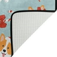 thumbnail image 5 of Dreamtimes Christmas Corgis Dog Non-Slip Area Rug 72"x48", Xmas Candy Soft Non Slip Washable Floor Mats for Indoor Front Porch,Living Room, Bedroom,Kitchen, 5 of 5