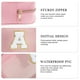 thumbnail image 5 of Bolsa de maquillaje transparente YOOLIFE Pink Preppy Travel Accessories, 5 of 7