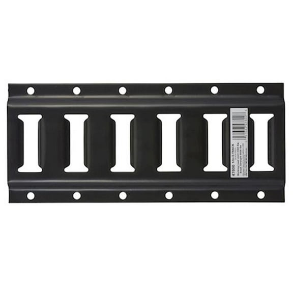 12 in. Horizontal E Track, Black