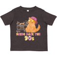 thumbnail image 3 of Inktastic Bring Back the 90s Cool Orange Cat Boys or Girls Toddler T-Shirt, 3 of 5