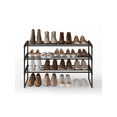 thumbnail image 4 of SONGMICS Zapatero de 3 Niveles, Estantería de Metal, Estantería de Zapatos, para 12 a 15 Pares, 30 x 92 x 55 cm, Estante Apilable, Negro, 4 of 8