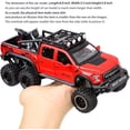 thumbnail image 4 of Toy Pickup Trucks for Boys F150 Raptor DieCast Metal Model Car with Sound and Light for Kids Age 3 Year and up RED, 4 of 18