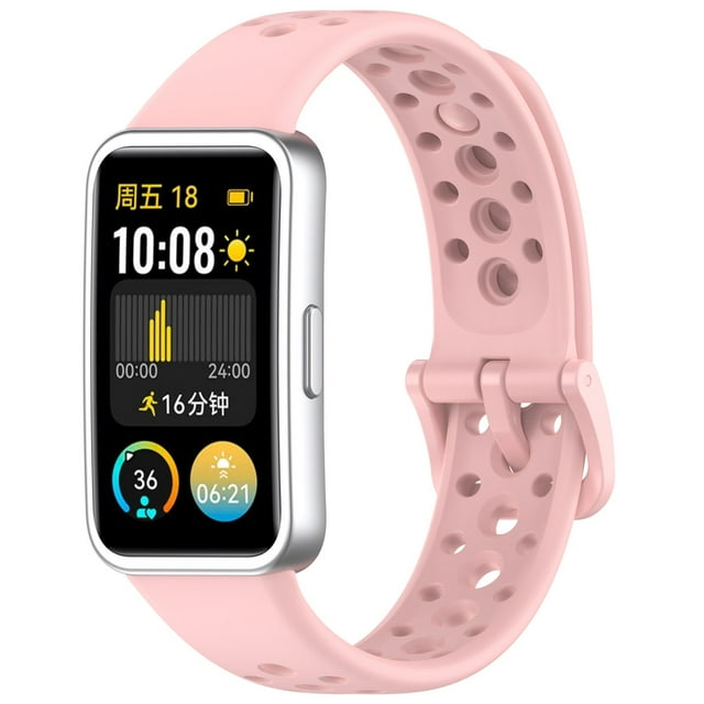 Pulsera de silicona deportiva de color sólido a prueba de sudor con ajuste cómodo y amplia compatibilidad compatible con Smartwatch