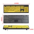 thumbnail image 4 of Keyboard,Low Vision Users Vision Users 104 Computer Low Vision Wired Usb Print 104 Letters Old Print Computer Low Letters Old Men Users 104 Letters Ktoyols Buzhi Wired U-sb Print, 4 of 6