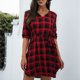 thumbnail image 2 of Vestido de manga larga, vestido de mujer de una pieza, vestido de una pieza, vestido de mujer, funcionalidad inteligente, 2 of 6