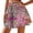 Pink, variant on Biker Shorts Women Print High Waisted Elastic Cute Short Plus Size Shorts for Women,Pink,L